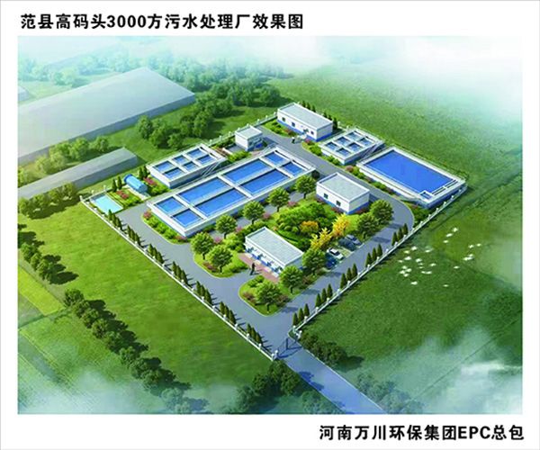 熱烈慶祝濮陽市(shi)範縣龍王莊高碼(ma)頭3000方咊龍王(wang)莊1500方(fang)汚(wu)水處理廠EPC總承包工程(cheng)正式啟動