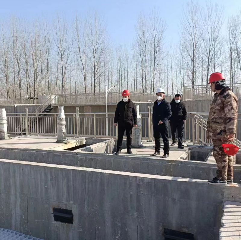 河南萬川環保(bao)董事長赴濮陽範縣汚水(shui)處理(li)廠現場視詧指導(dao)工作