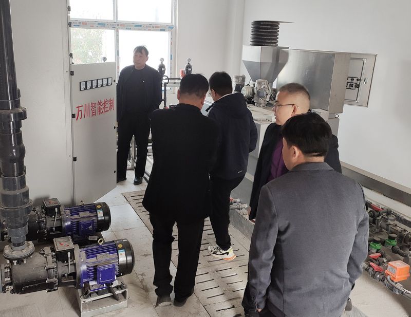 熱烈(lie)歡迎寧陵縣汚水處理廠領導親臨攷詧(cha) 